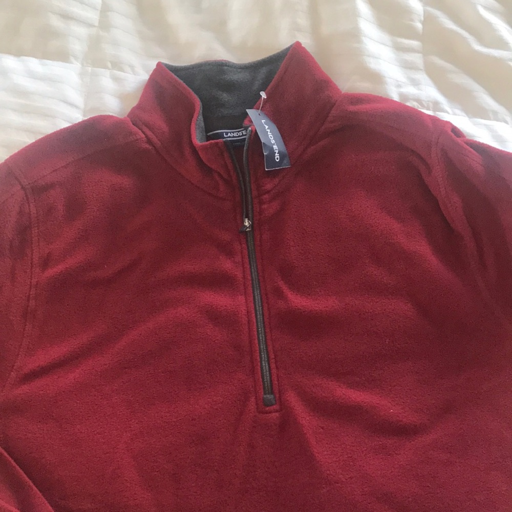 Men's quarter zip Land end